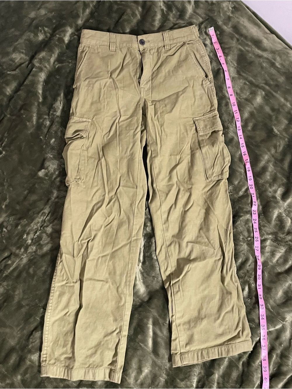 Madewell Utility Cargo Pants in Olive Green